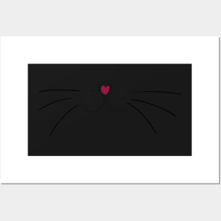 Cute Kitty Massk, Gift for cat lover Posters and Art